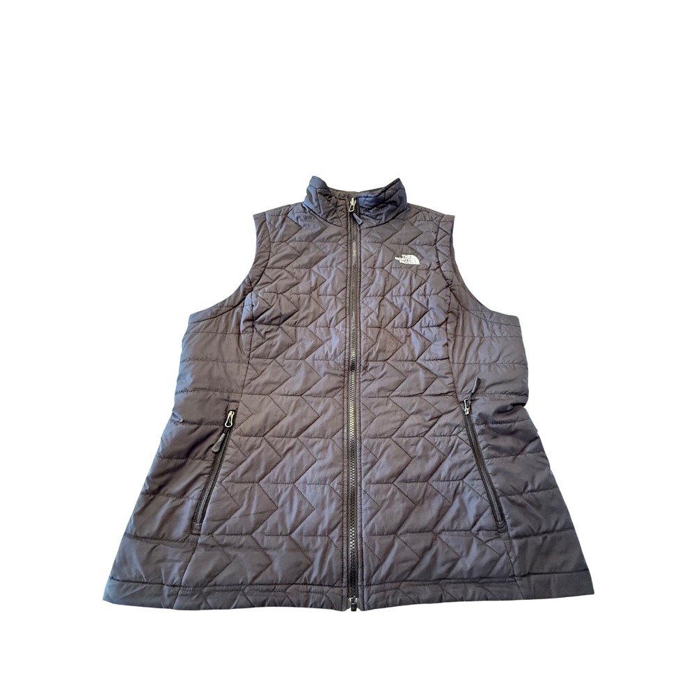 The North Face Womens Tamburello Quilted Puffer Vest Black XL NF0A3XBY